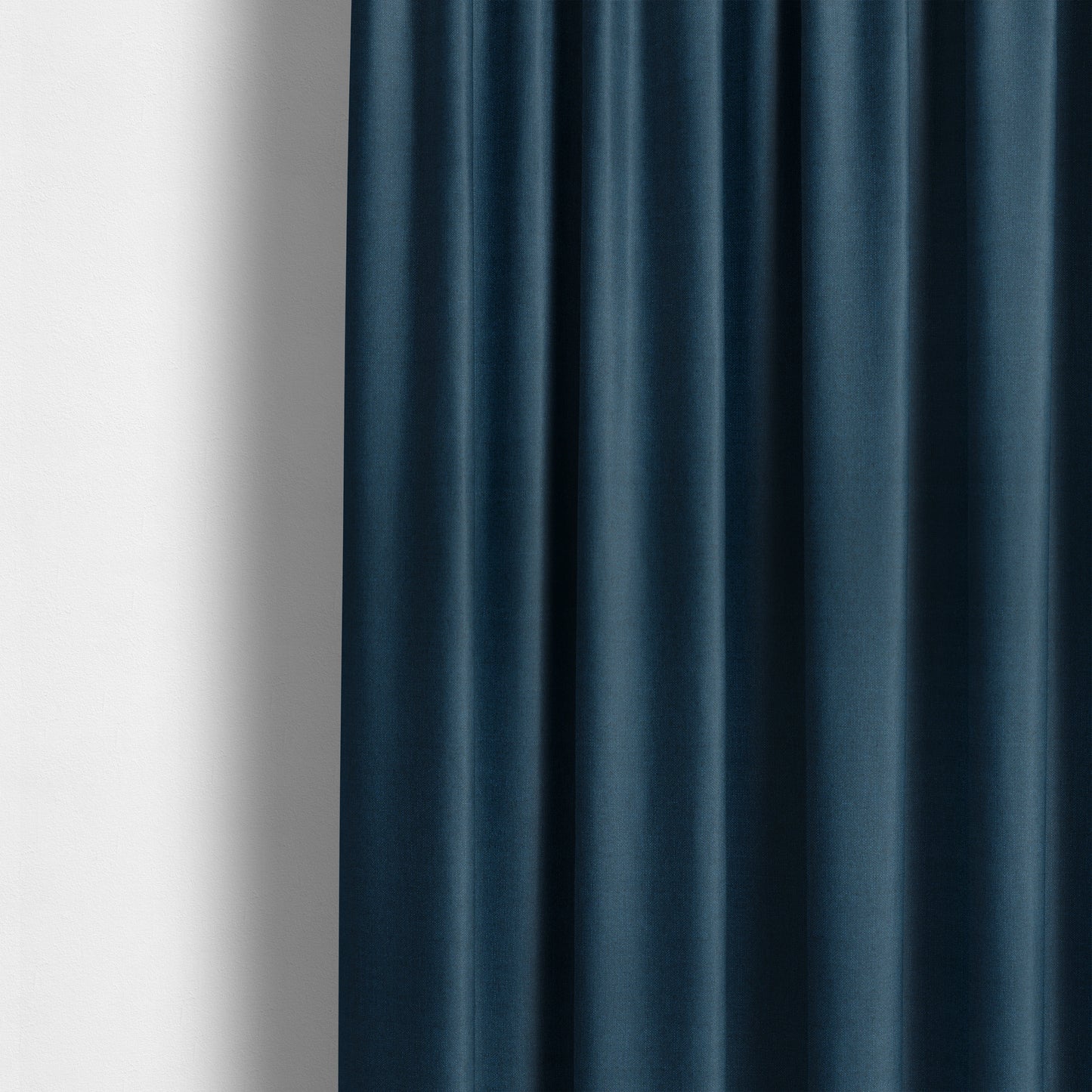 Abbotsford Super Soft Basket Weave Material Dual Purpose Upholstery Curtains Fabric In Blue - Made To Measure Curtains