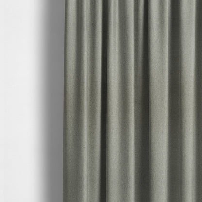 Abbotsford Super Soft Basket Weave Material Dual Purpose Upholstery Curtains Fabric In Silver - Made To Measure Curtains