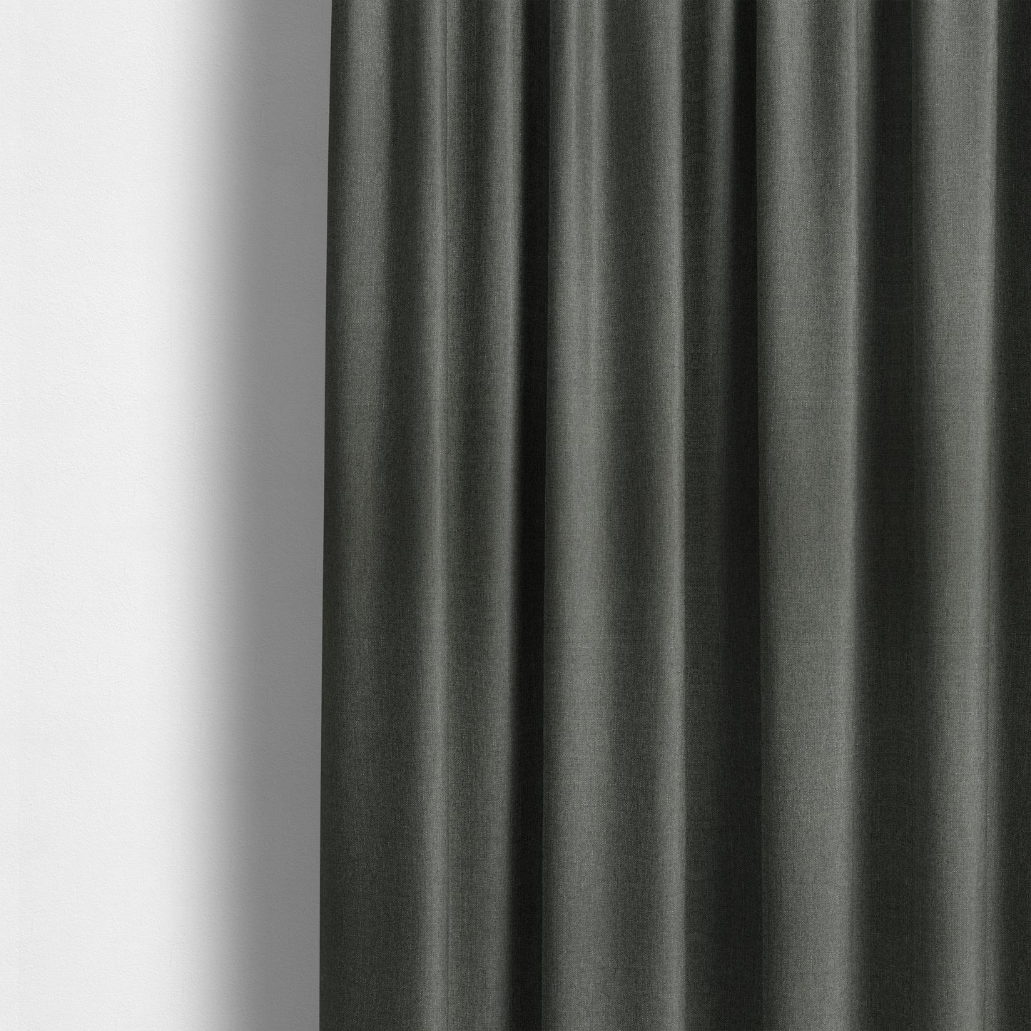 Abbotsford Super Soft Basket Weave Material Dual Purpose Upholstery Curtains Fabric In Grey - Made To Measure Curtains