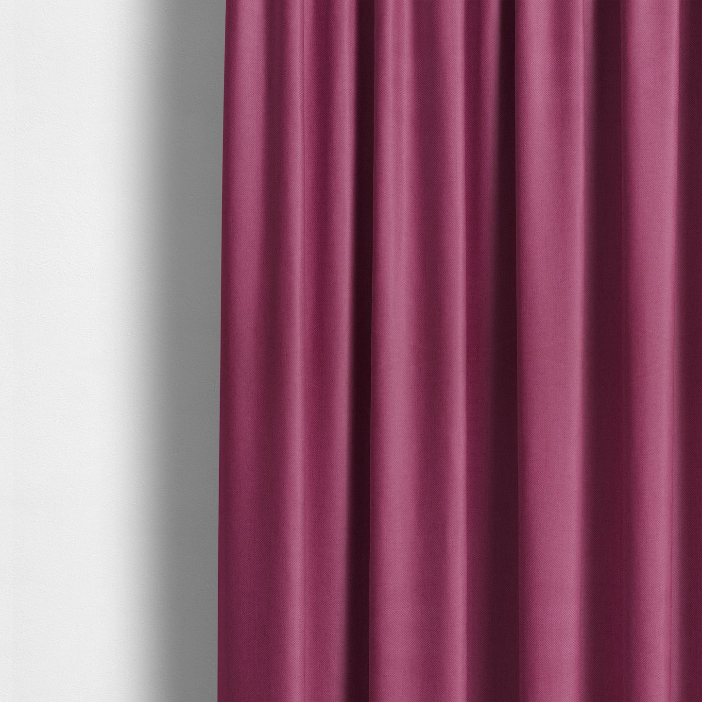 Aldwych Herringbone Soft Wool Textured Chenille Material Pink Furnishing Fabric - Made To Measure Curtains