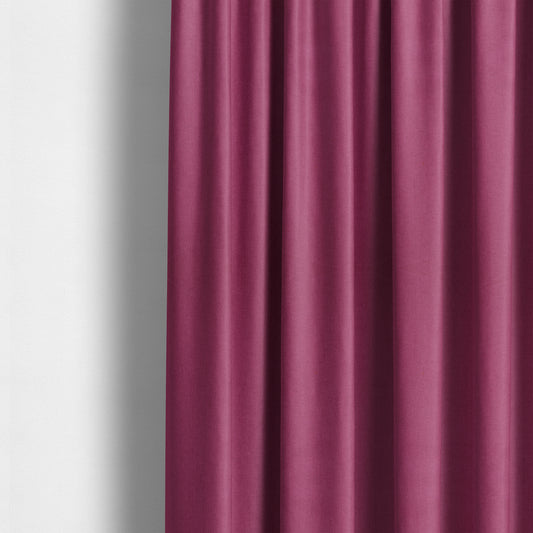 Aldwych Herringbone Soft Wool Textured Chenille Material Pink Furnishing Fabric - Made To Measure Curtains