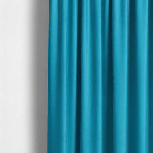 Aldwych Herringbone Soft Wool Textured Chenille Material Light Blue Furnishing Fabric - Made To Measure Curtains