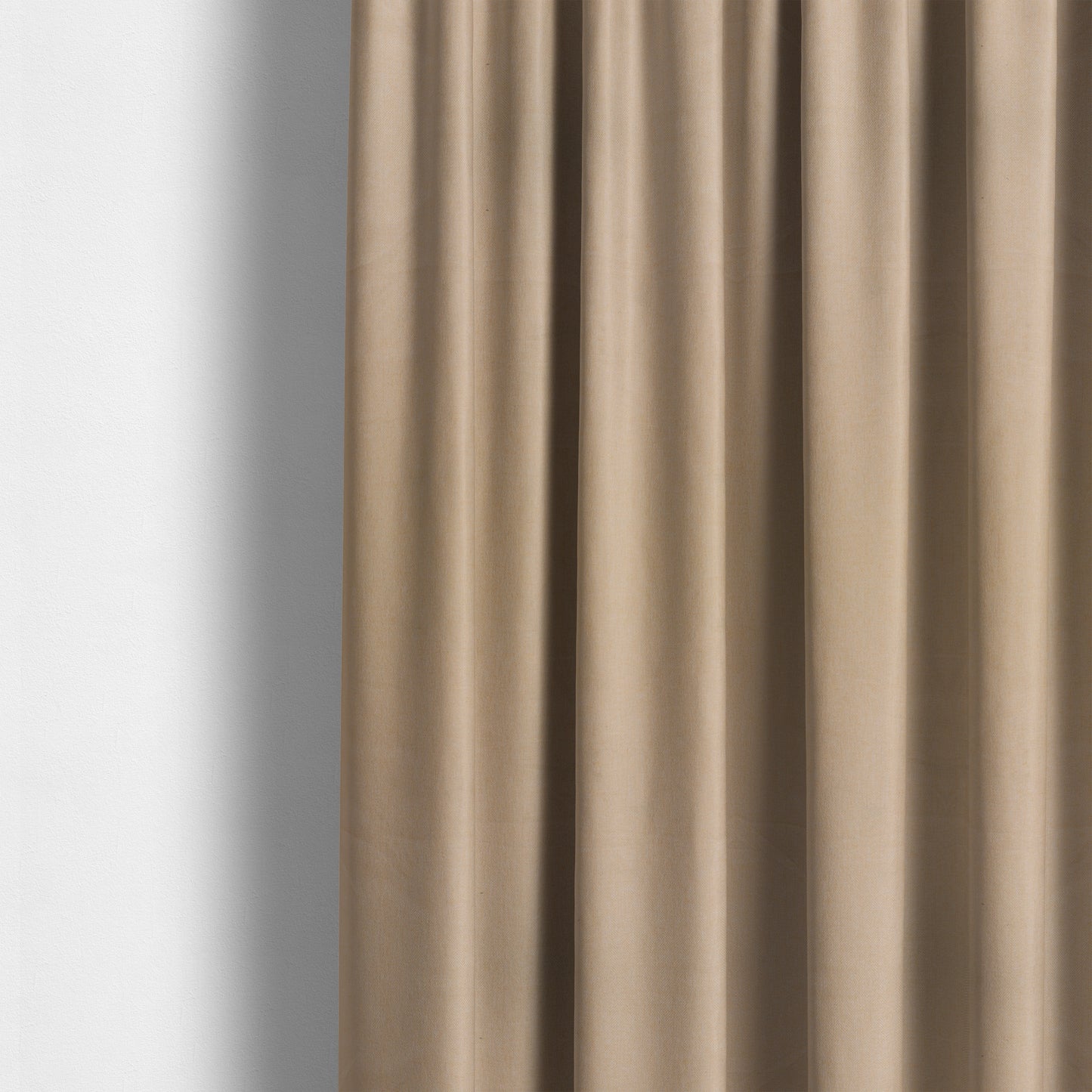 Aldwych Herringbone Soft Wool Textured Chenille Material Coral Peach Orange Furnishing Fabric - Made To Measure Curtains