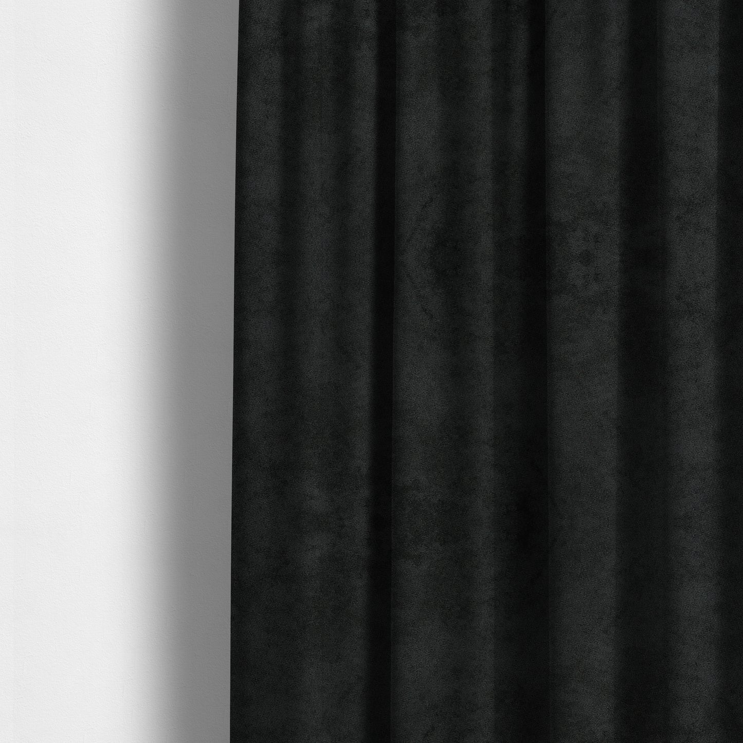 Ammara Soft Crushed Chenille Upholstery Fabric Charcoal Grey Colour - Made To Measure Curtains