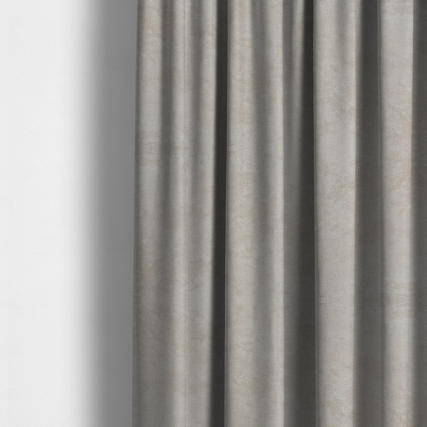 Ammara Soft Crushed Chenille Upholstery Fabric Ivory Cream Colour - Made To Measure Curtains