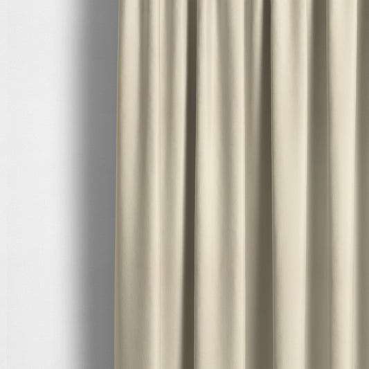 Austin Low Velour Chenille Velvet Soft Upholstery Fabric Cream Colour - Made To Measure Curtains