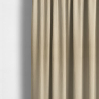 Austin Low Velour Chenille Velvet Soft Upholstery Fabric Beige Colour - Made To Measure Curtains