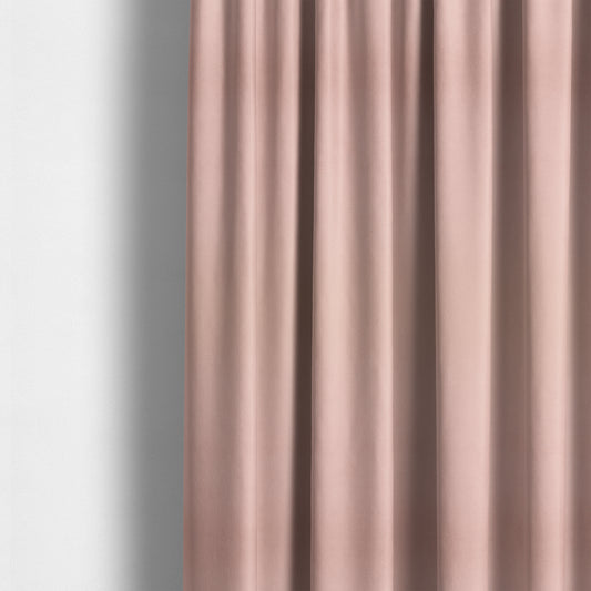 Austin Low Velour Chenille Velvet Soft Upholstery Fabric Pink Colour - Made To Measure Curtains