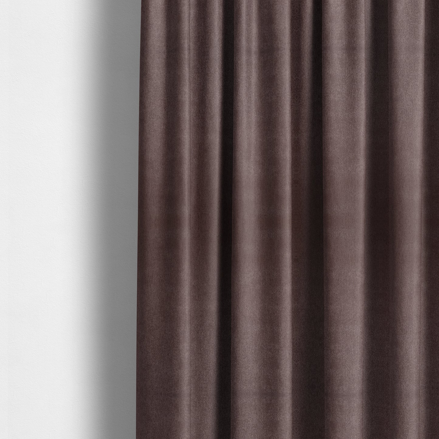 Baffin Plain Durable Soft Tweedy Effect Chenille Upholstery Fabric Purple Wine Colour - Made To Measure Curtains