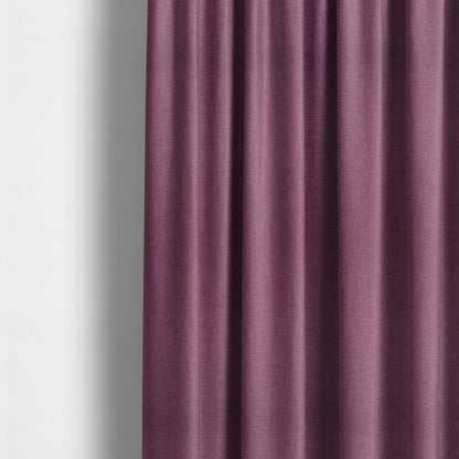 Beaumont Textured Hard Wearing Basket Weave Material Pink Coloured Furnishing Upholstery Fabric - Made To Measure Curtains