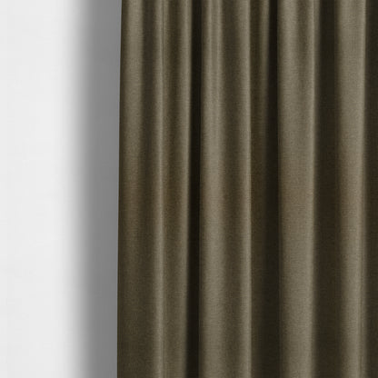 Beaumont Textured Hard Wearing Basket Weave Material Golden Brown Coloured Furnishing Upholstery Fabric - Made To Measure Curtains