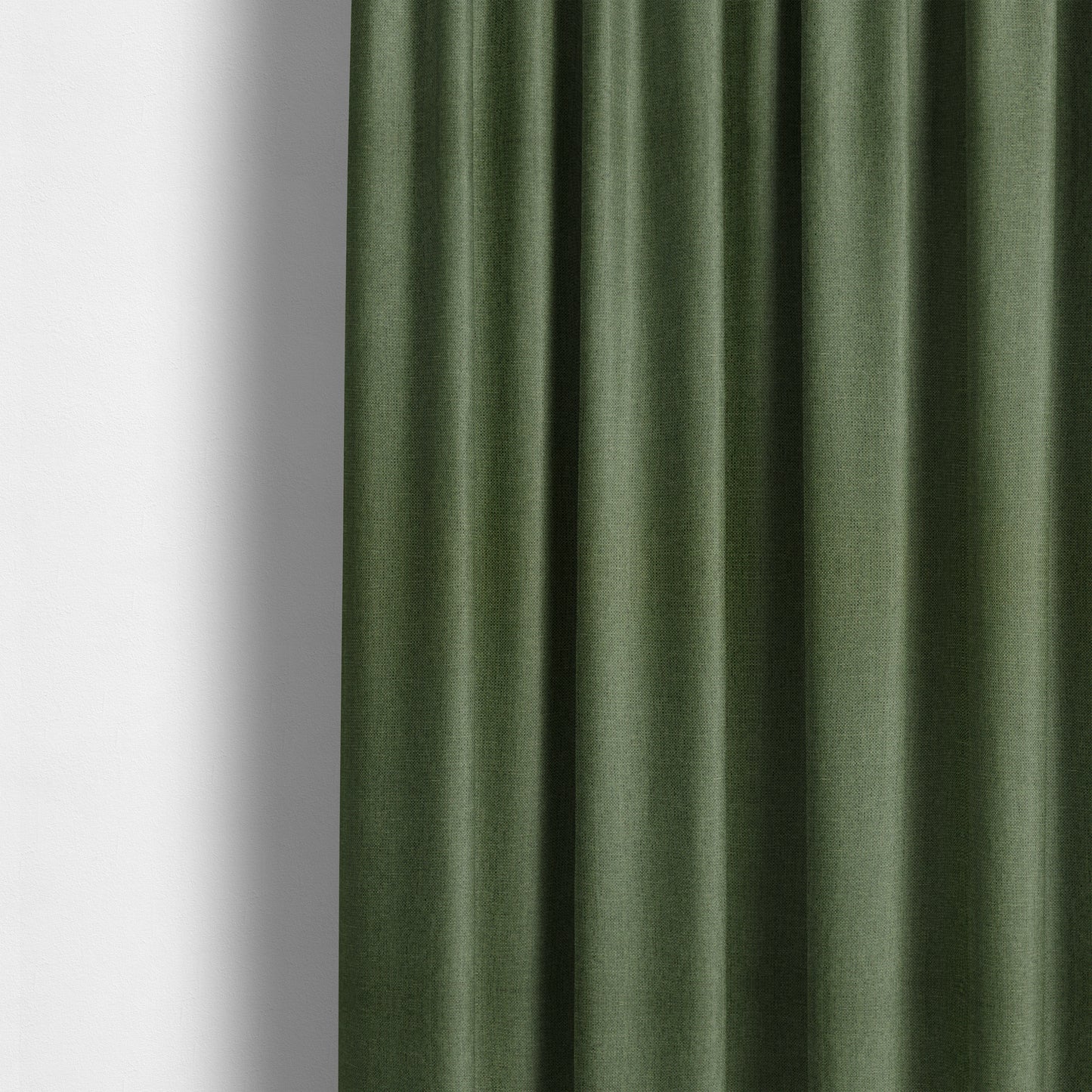 Beaumont Textured Hard Wearing Basket Weave Material Green Coloured Furnishing Upholstery Fabric - Made To Measure Curtains