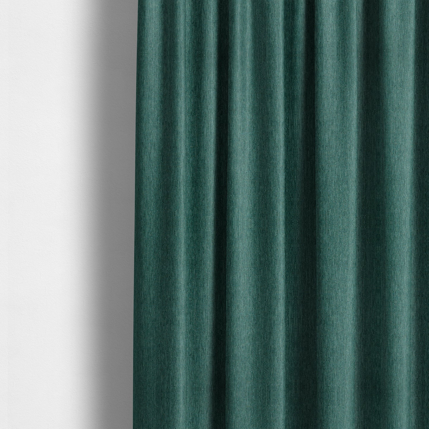 Beaumont Textured Hard Wearing Basket Weave Material Teal Coloured Furnishing Upholstery Fabric - Made To Measure Curtains