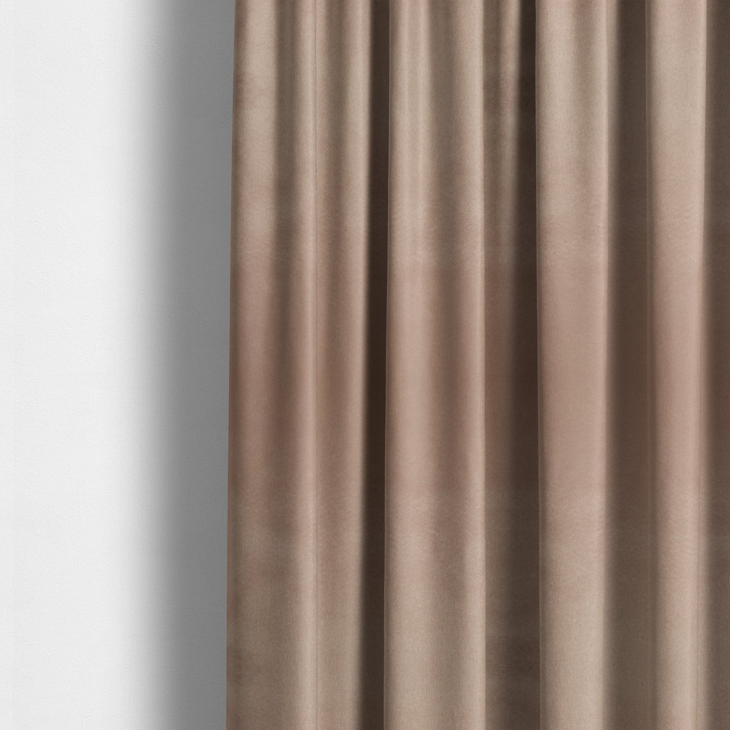 Bellevue Brushed Chenille Flat Weave Plain Upholstery Fabric In Pink - Made To Measure Curtains