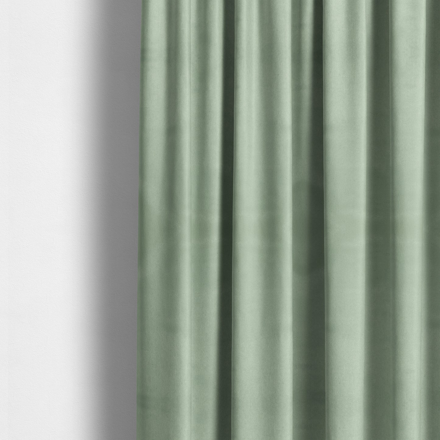 Bellevue Brushed Chenille Flat Weave Plain Upholstery Fabric In Sky Blue - Made To Measure Curtains