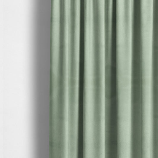 Bellevue Brushed Chenille Flat Weave Plain Upholstery Fabric In Sky Blue - Made To Measure Curtains