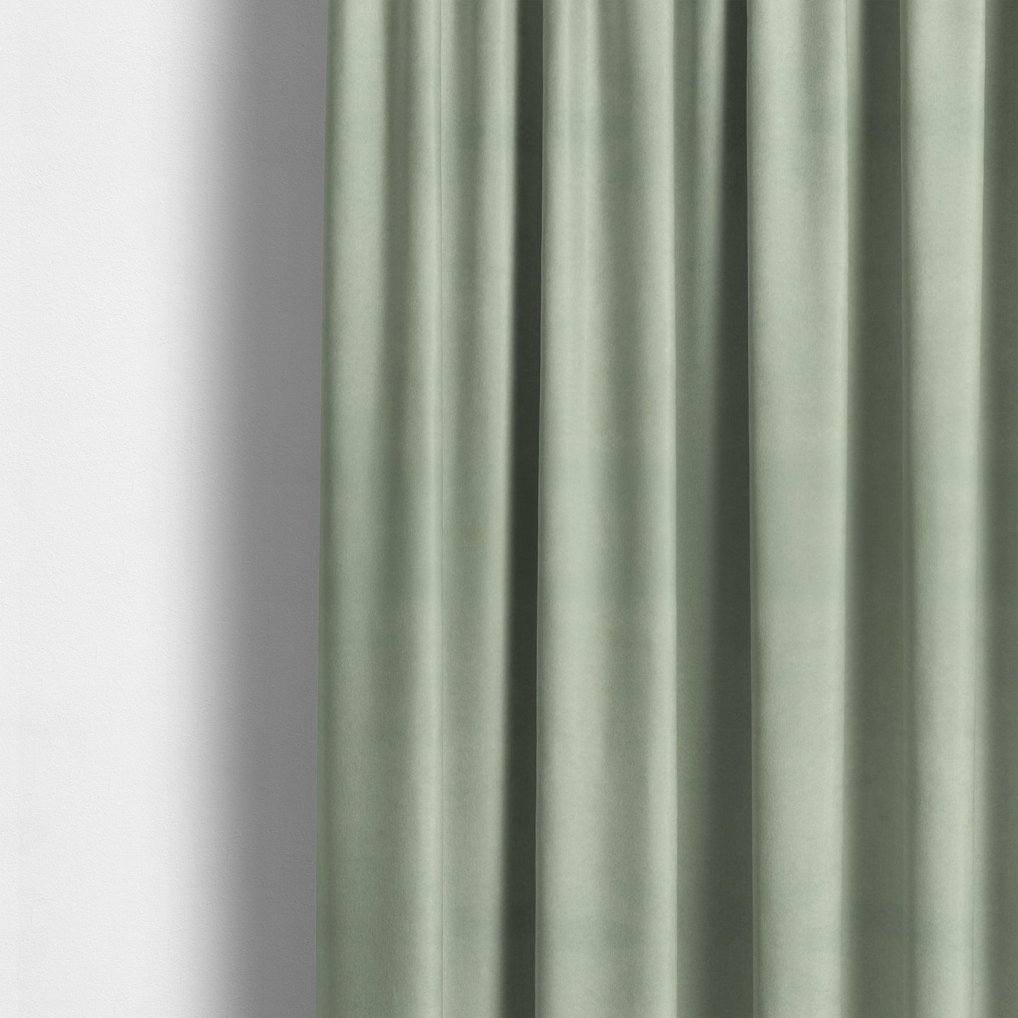 Bellevue Brushed Chenille Flat Weave Plain Upholstery Fabric In Silver - Made To Measure Curtains