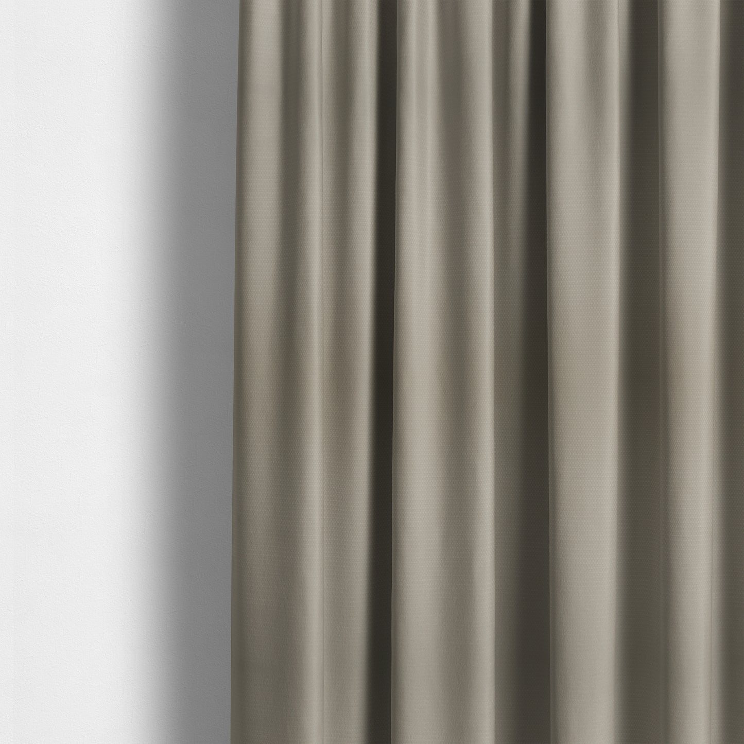 Bhopal Soft Textured Cream Coloured Plain Velour Pile Upholstery Fabric - Made To Measure Curtains