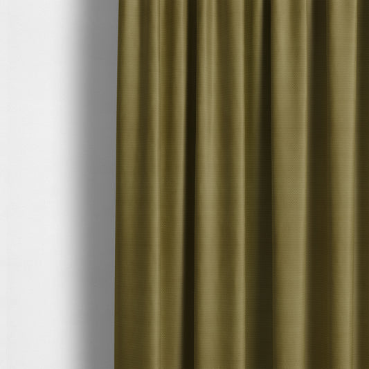 Bhopal Soft Textured Yellow Coloured Plain Velour Pile Upholstery Fabric - Made To Measure Curtains