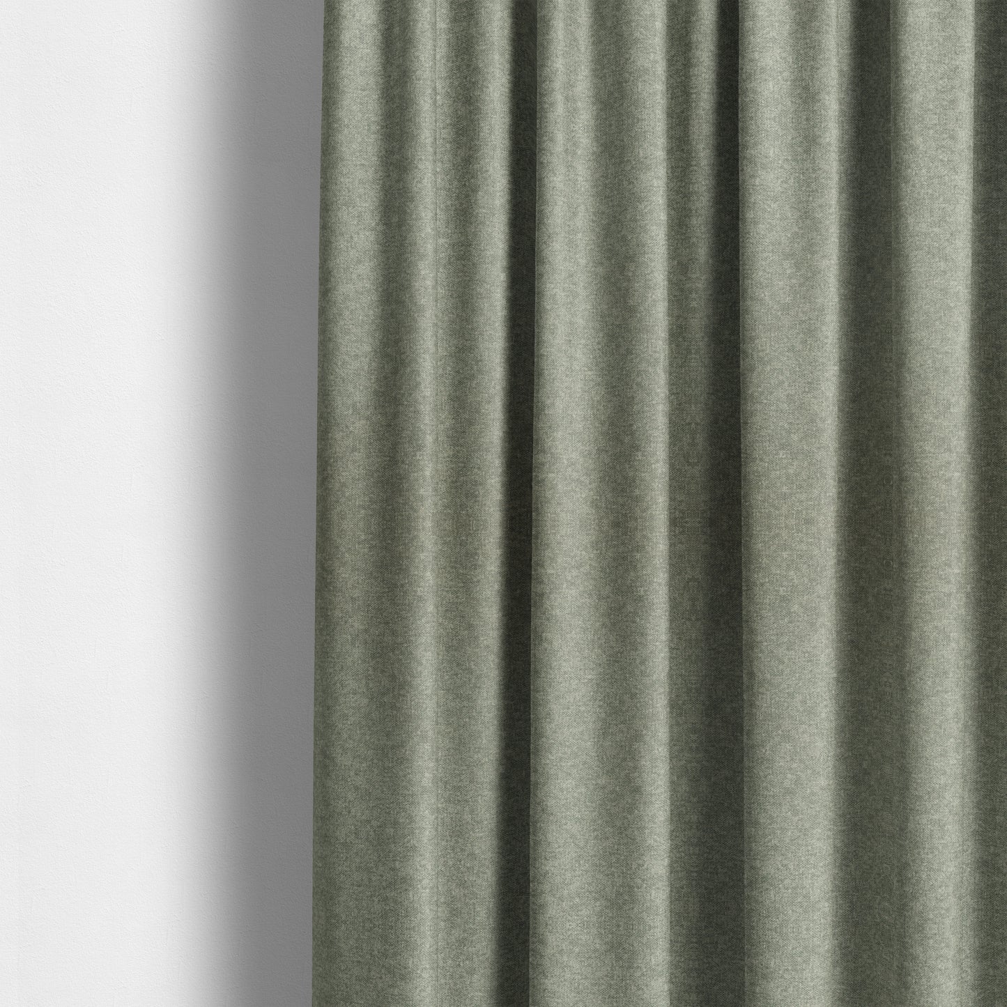 Boho Quilted Effect Soft Textured Chenille Upholstery Fabric Silver Colour - Made To Measure Curtains