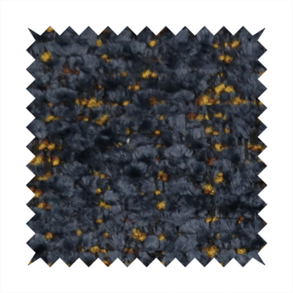 Wellington Chunky Chenille Weave Upholstery Fabric Navy Blue Colour CTR-101