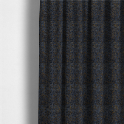Wellington Chunky Chenille Weave Upholstery Fabric Navy Blue Colour CTR-101 - Made To Measure Curtains