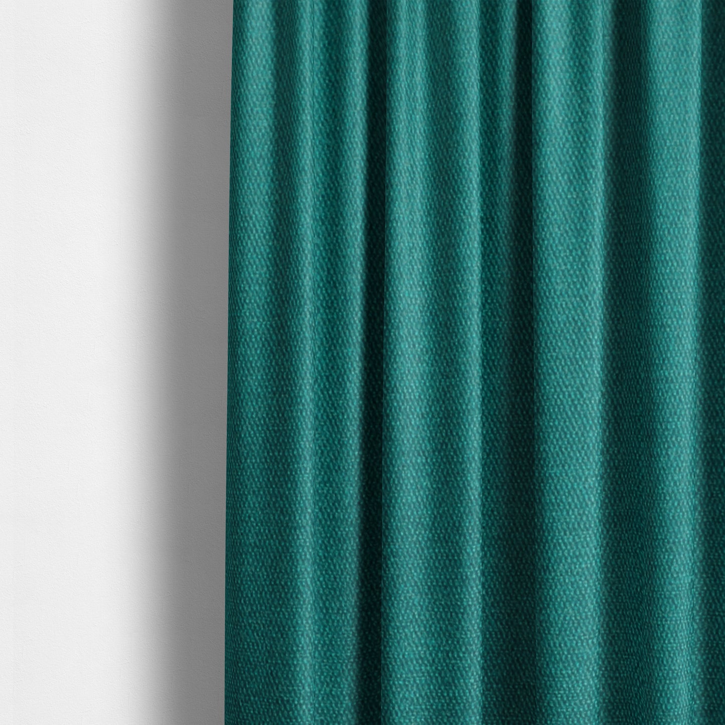 Poppy Soothing Velour Velvet Upholstery Furnishing Blue Teal Fabric CTR-1031 - Made To Measure Curtains