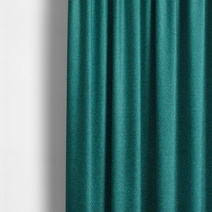 Poppy Soothing Velour Velvet Upholstery Furnishing Blue Teal Fabric CTR-1031 - Made To Measure Curtains