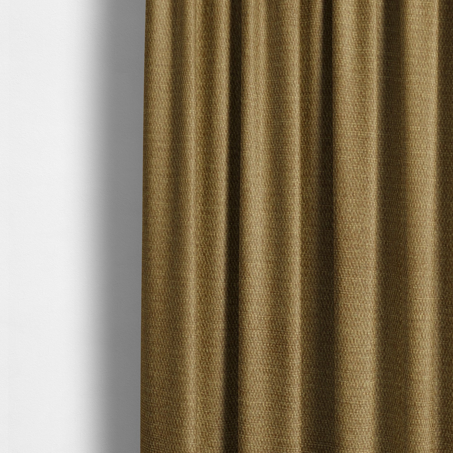 Poppy Soothing Velour Velvet Upholstery Furnishing Brown Fabric CTR-1032 - Made To Measure Curtains