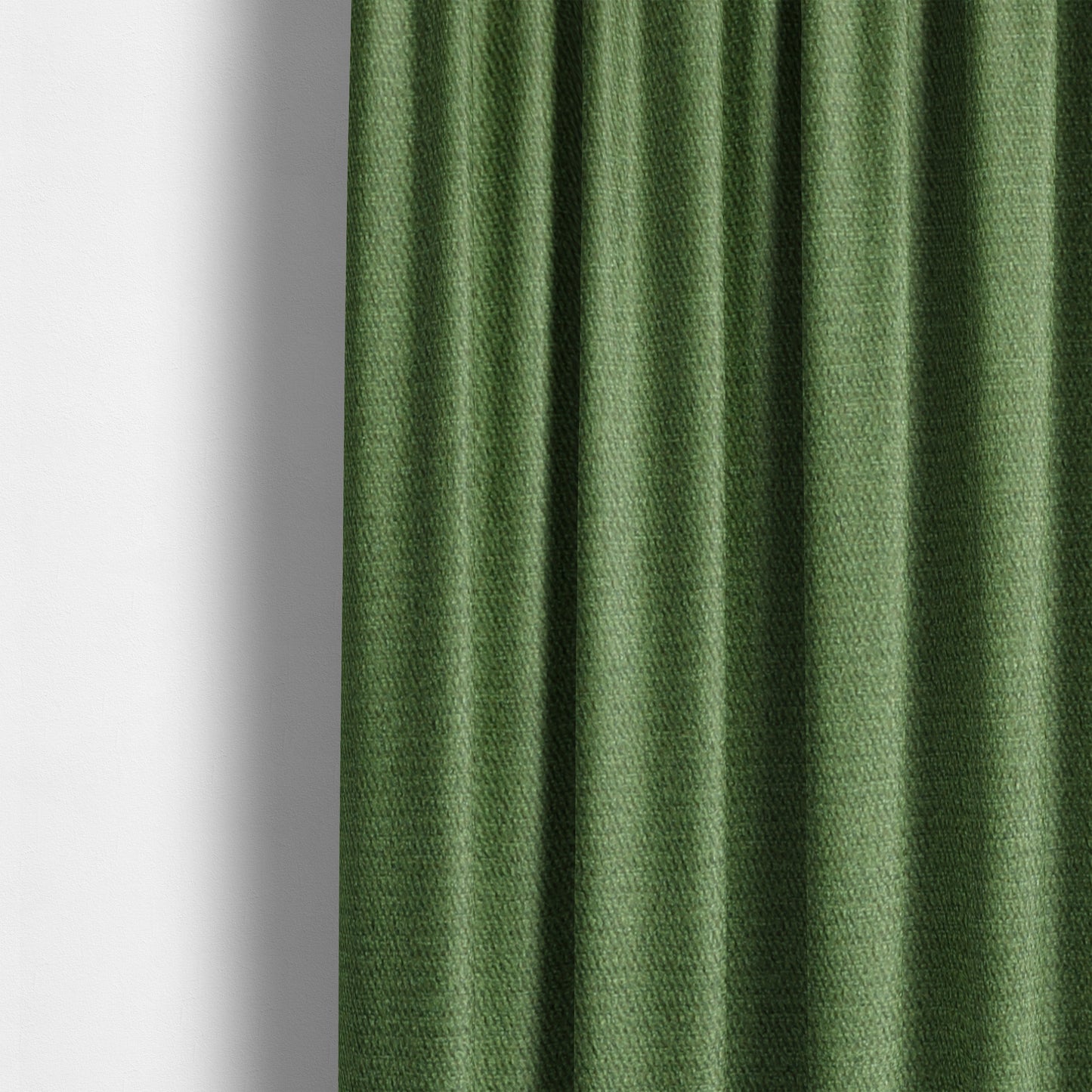 Poppy Soothing Velour Velvet Upholstery Furnishing Green Fabric CTR-1034 - Made To Measure Curtains