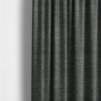 Metropolitan Collection Plain Chenille Smooth Textured Grey Colour Upholstery Fabric CTR-104 - Made To Measure Curtains