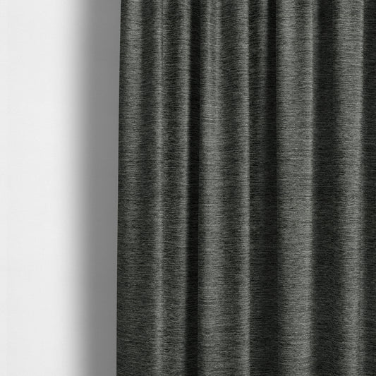 Metropolitan Collection Plain Chenille Smooth Textured Grey Colour Upholstery Fabric CTR-104 - Made To Measure Curtains