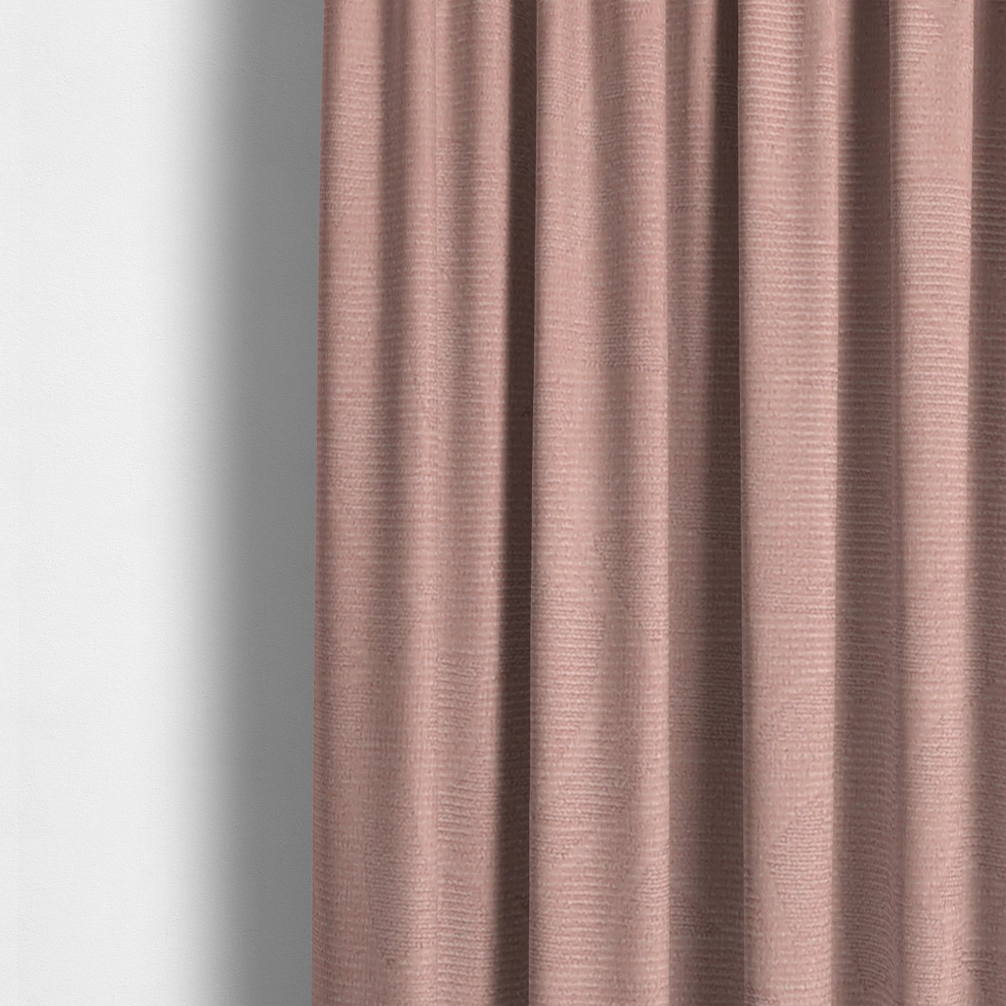 Mikado Self Pattern Soft Velour Velvet Upholstery Fabric In Pink Colour CTR-1043 - Made To Measure Curtains