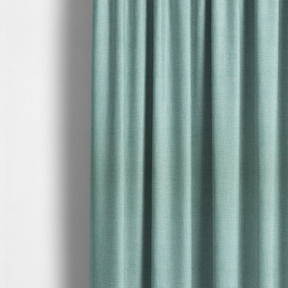 Bilbao Weave Textured Chenille Blue Colour Furnishing Fabric CTR-1054 - Made To Measure Curtains