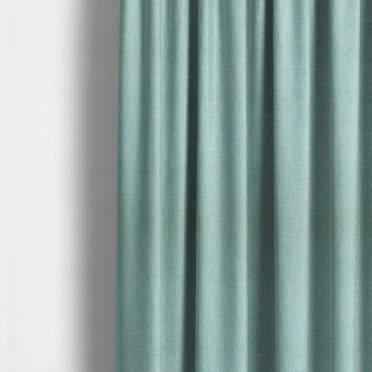 Bilbao Weave Textured Chenille Blue Colour Furnishing Fabric CTR-1054 - Made To Measure Curtains