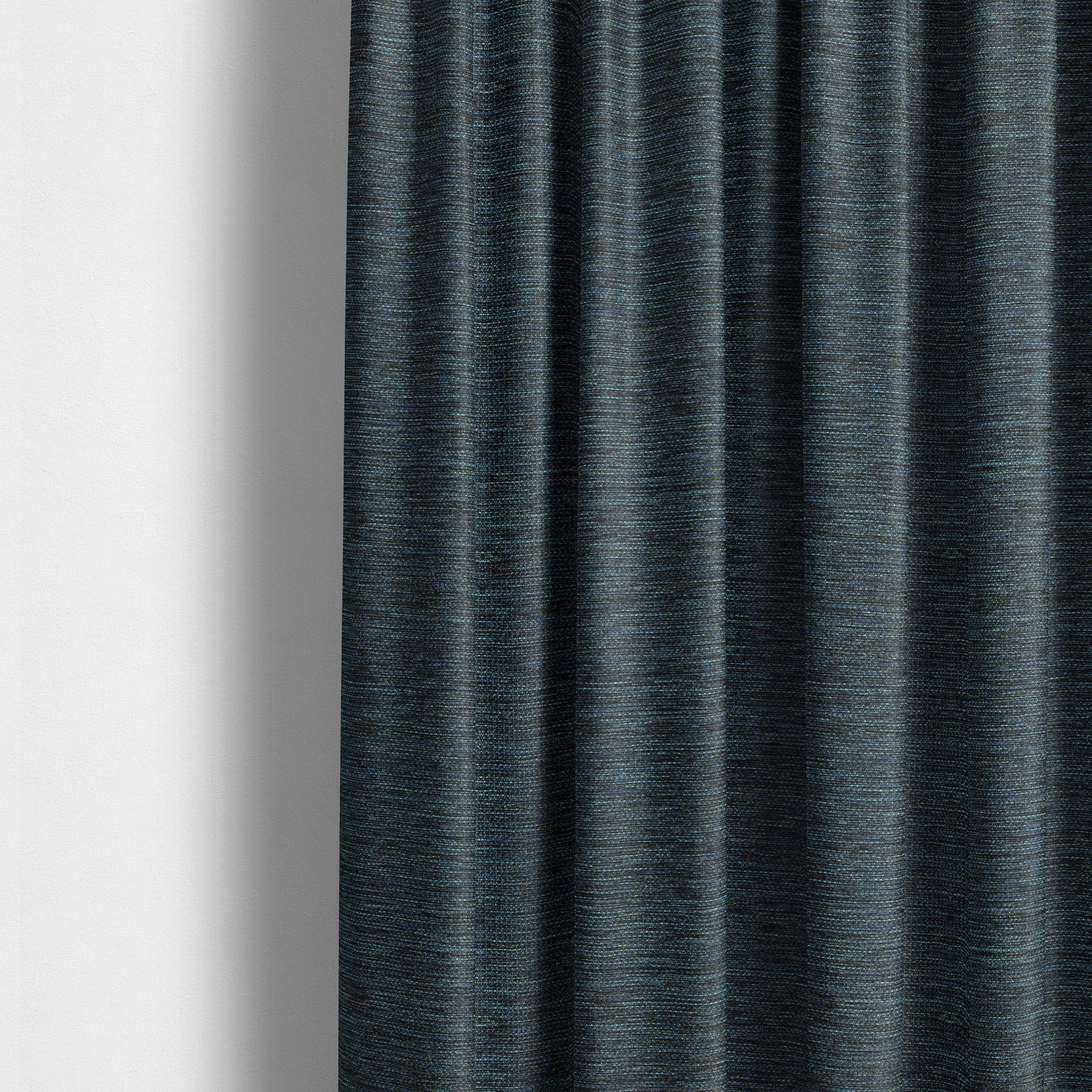 Metropolitan Collection Plain Chenille Smooth Textured Blue Colour Upholstery Fabric CTR-106 - Made To Measure Curtains