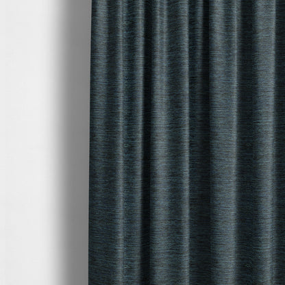 Metropolitan Collection Plain Chenille Smooth Textured Blue Colour Upholstery Fabric CTR-106 - Made To Measure Curtains