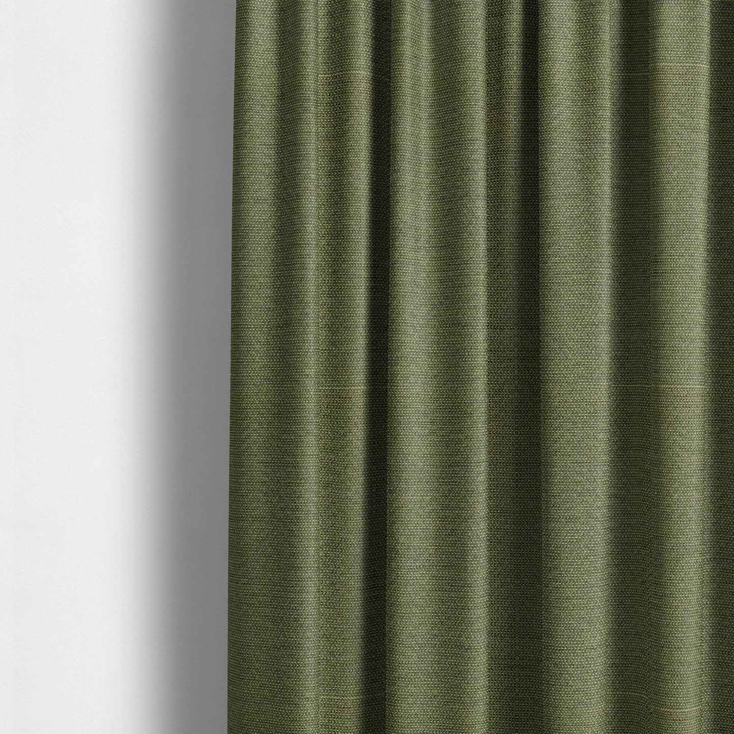 Metropolitan Collection Plain Chenille Smooth Textured Green Colour Upholstery Fabric CTR-107 - Made To Measure Curtains