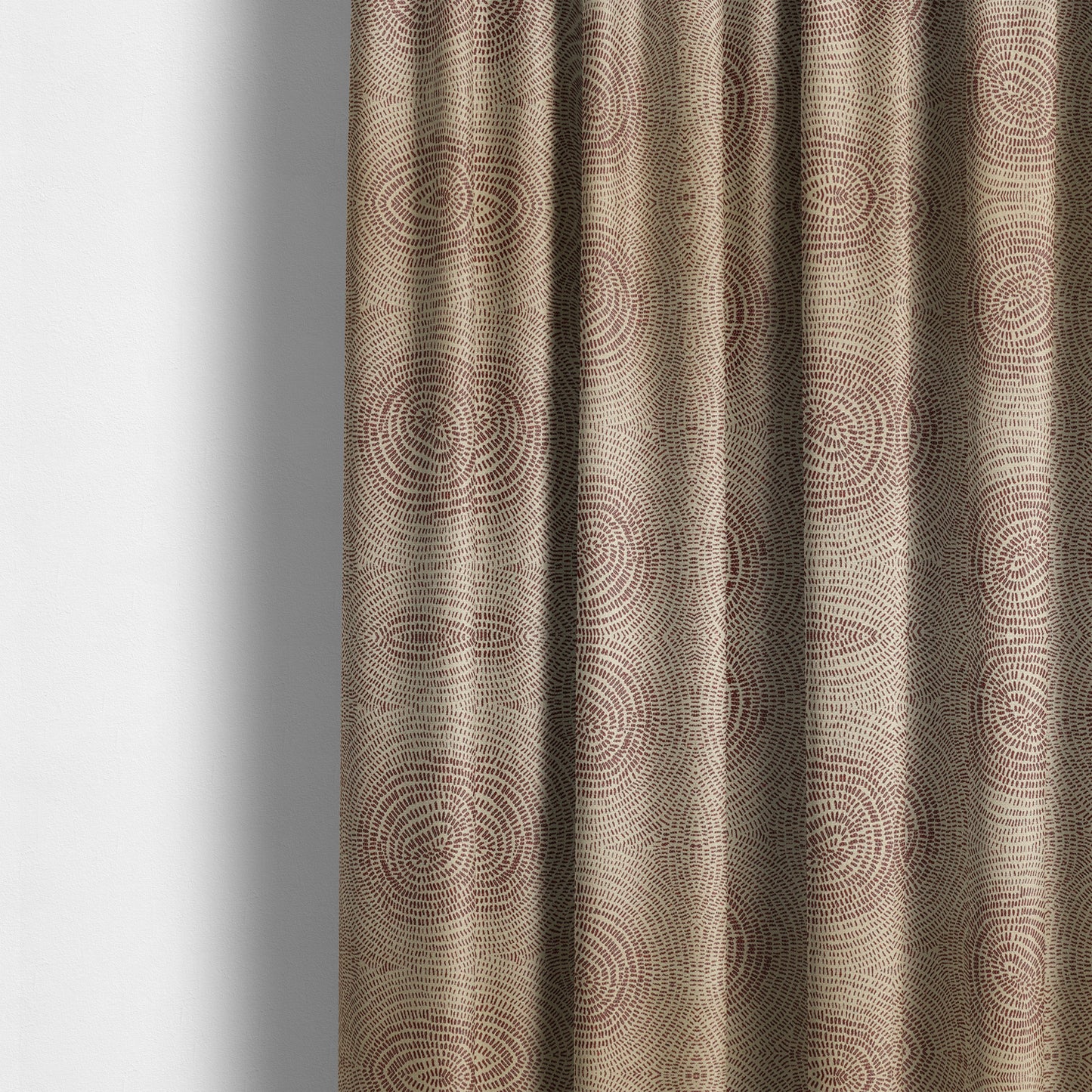 Fenton Circular Pattern In Pink Colour Furnishing Upholstery Fabric CTR-1084 - Made To Measure Curtains