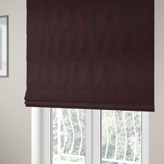 Fenton Circular Pattern In Burgundy Colour Furnishing Upholstery Fabric CTR-1086 - Roman Blinds