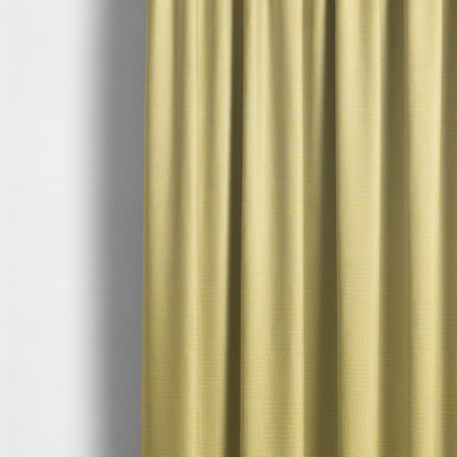 Noah Yellow Colour Gingham Stripe Pattern Upholstery Fabrics CTR-1089 - Made To Measure Curtains