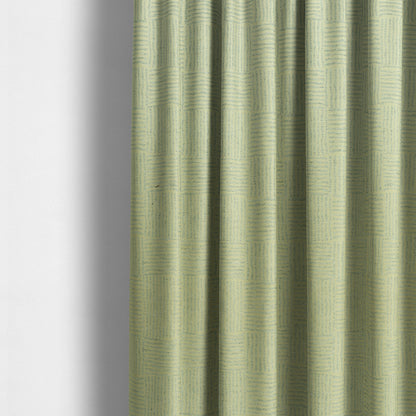 Noah Grey Colour Gingham Stripe Pattern Upholstery Fabrics CTR-1090 - Made To Measure Curtains