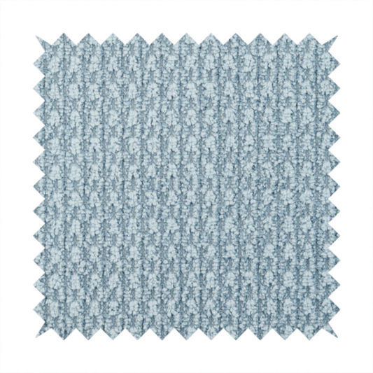 Chicago Bobble Effect Chenille Upholstery Fabric Sky Blue Colour CTR-1096