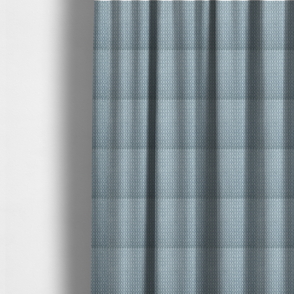 Chicago Bobble Effect Chenille Upholstery Fabric Sky Blue Colour CTR-1096 - Made To Measure Curtains