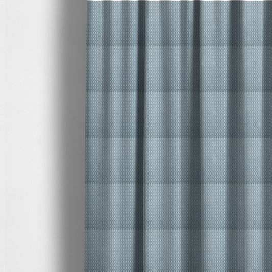 Chicago Bobble Effect Chenille Upholstery Fabric Sky Blue Colour CTR-1096 - Made To Measure Curtains