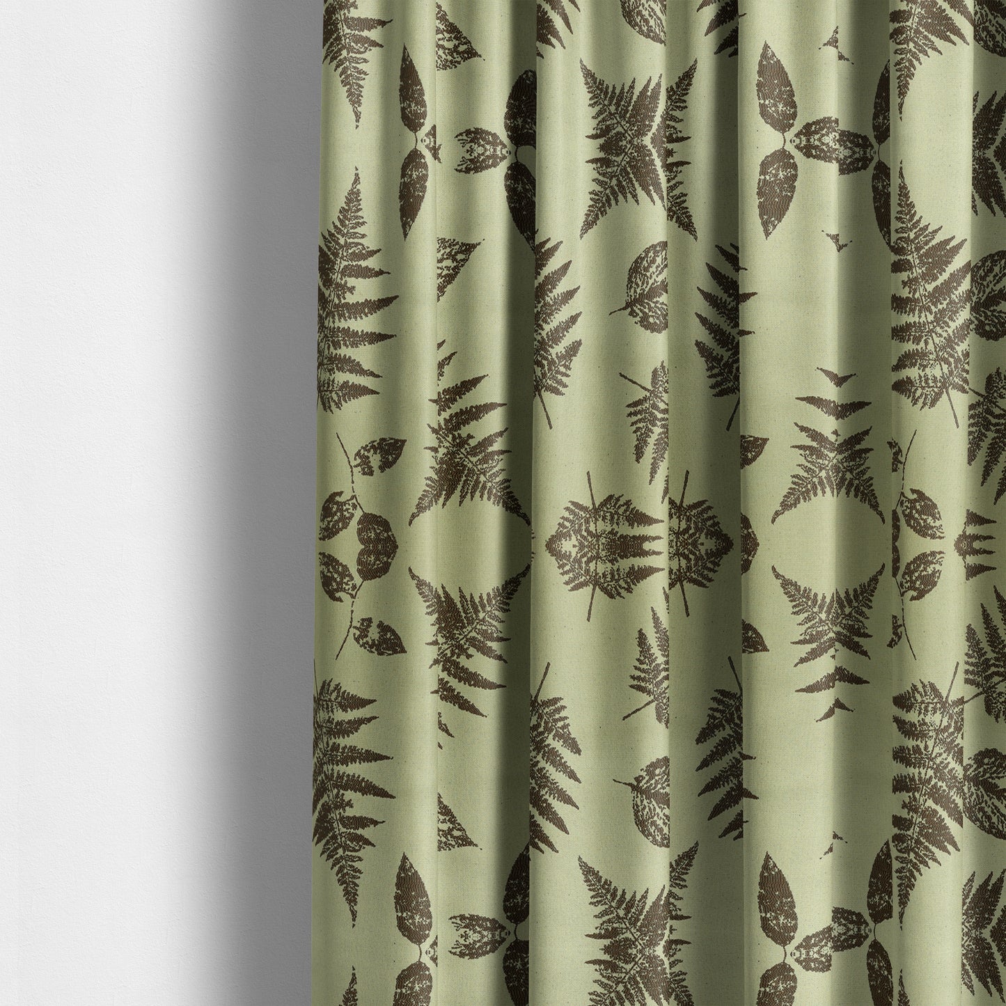 Pelham Autumnal Floral Pattern In Brown Colour Furnishing Upholstery Fabric CTR-1102 - Made To Measure Curtains