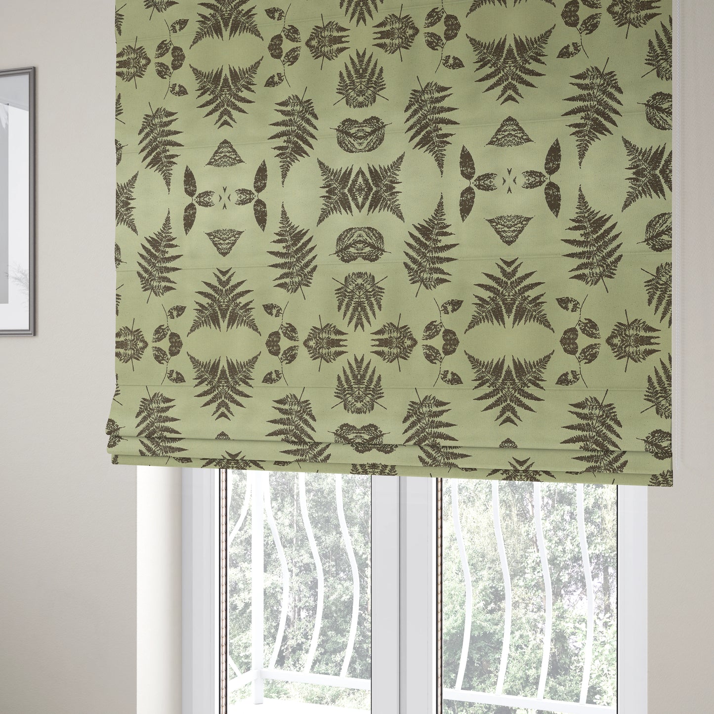 Pelham Autumnal Floral Pattern In Brown Colour Furnishing Upholstery Fabric CTR-1102 - Roman Blinds