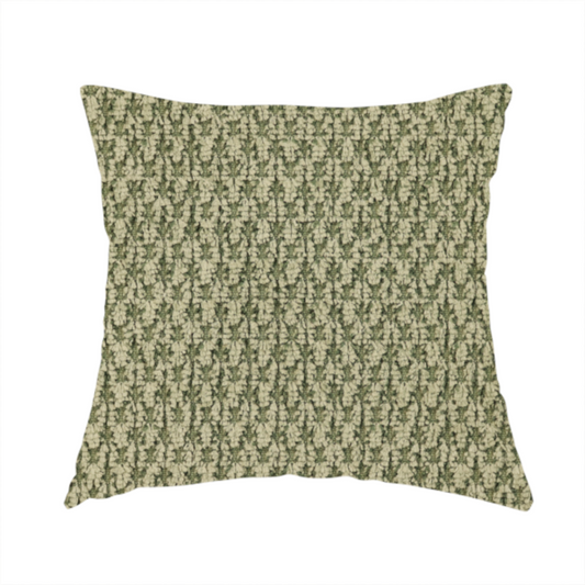 Chicago Bobble Effect Chenille Upholstery Fabric Sage Green Colour CTR-1105 - Handmade Cushions