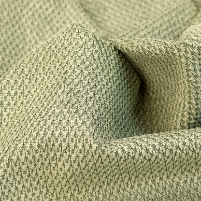 Chicago Bobble Effect Chenille Upholstery Fabric Sage Green Colour CTR-1105