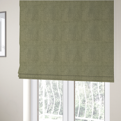 Chicago Bobble Effect Chenille Upholstery Fabric Sage Green Colour CTR-1105 - Roman Blinds